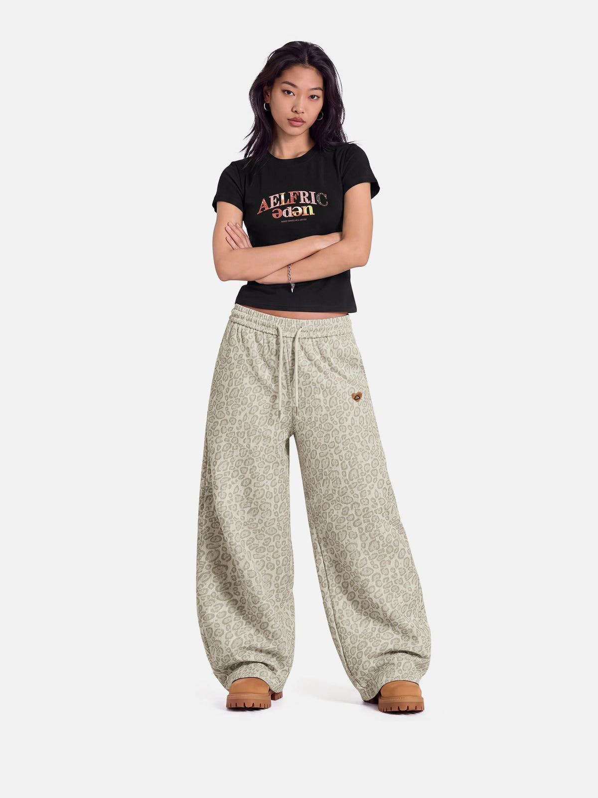 Aelfric Eden Leopard Texture Sweatpants