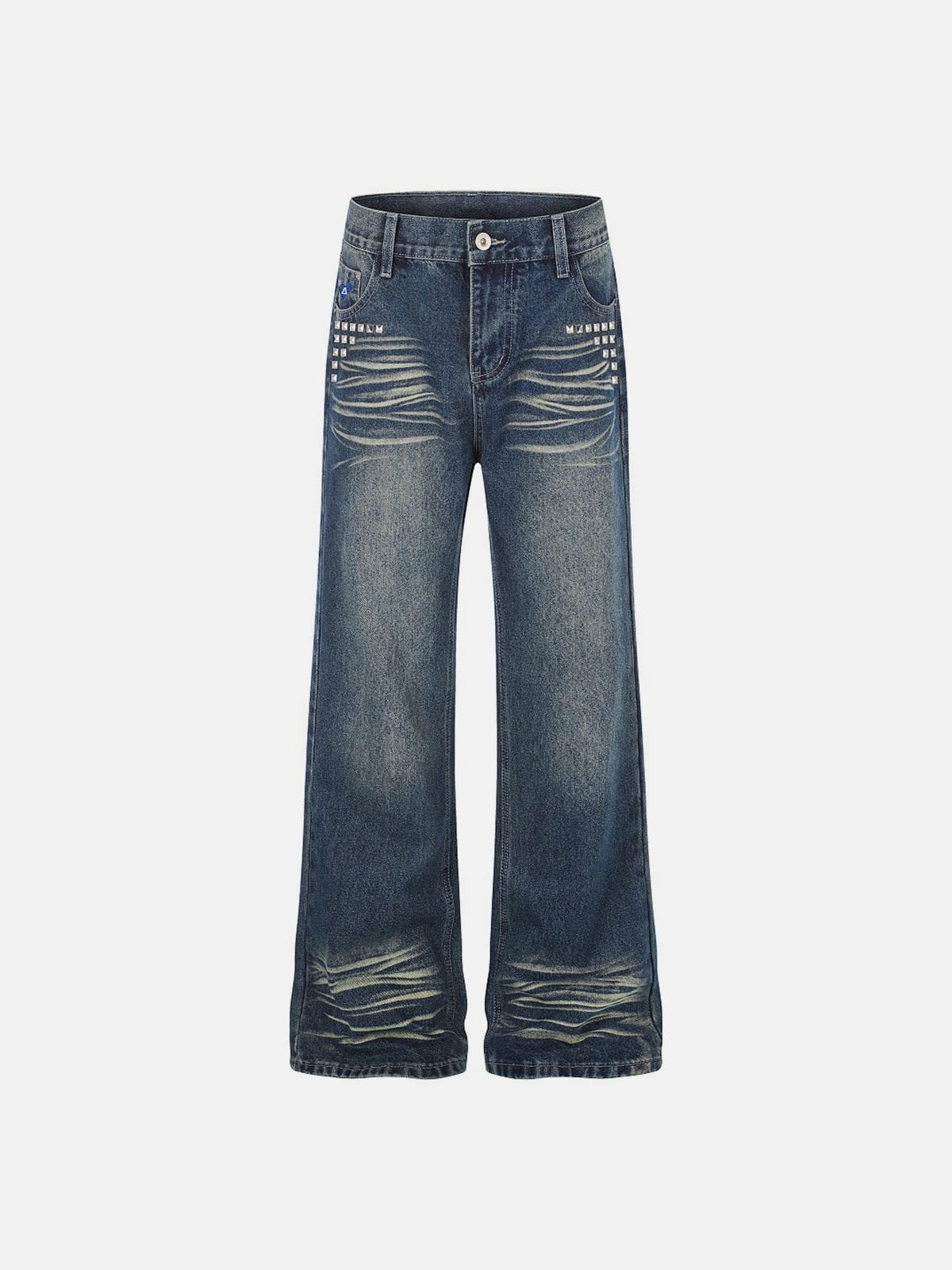 Aelfric Eden Studded Washed Baggy Jeans
