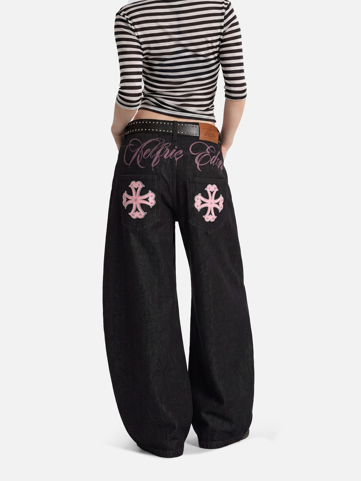 Aelfric Eden Cross Pocket Baggy Barrel Jeans